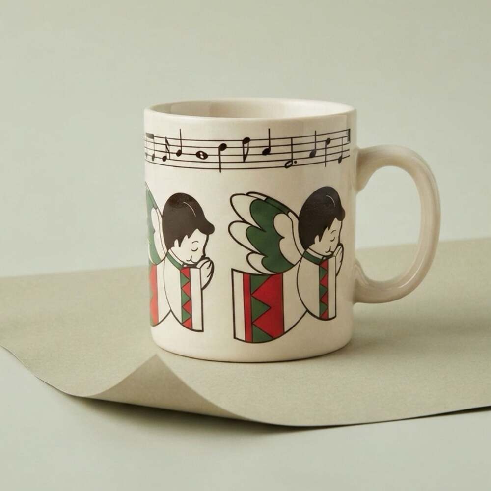 Vintage 1985 Telco Christmas Musical Angel Mug